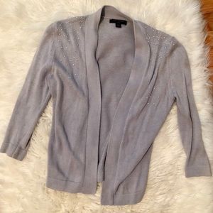 NWOT Banana Republic gray open draped cardigan